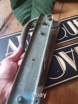 Large antique vintage old art nouveau Door Handle Pulls 16 inch