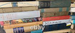 Lot of 50 Vintage Old Rare Antique Hardcover Books Mixed Color Random Home Decor