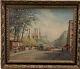 MID Century Modern Antique French Impressionist Oil Painting Old Vintage France