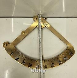Nautical Salvaged Old Antique Vintage Original Rigosha &co. Ltd Style Clinometer