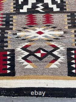 Navajo Blanket Rug Vintage Tribal Native American Indian Art Masters Antique Old