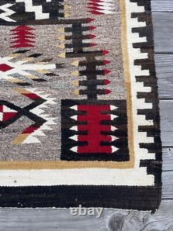 Navajo Blanket Rug Vintage Tribal Native American Indian Art Masters Antique Old