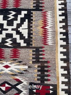 Navajo Blanket Rug Vintage Tribal Native American Indian Art Masters Antique Old