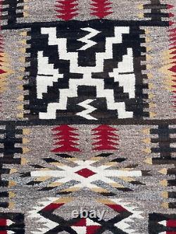 Navajo Blanket Rug Vintage Tribal Native American Indian Art Masters Antique Old