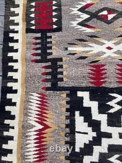 Navajo Blanket Rug Vintage Tribal Native American Indian Art Masters Antique Old