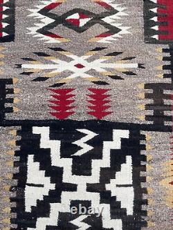 Navajo Blanket Rug Vintage Tribal Native American Indian Art Masters Antique Old