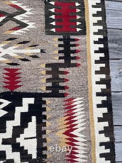 Navajo Blanket Rug Vintage Tribal Native American Indian Art Masters Antique Old