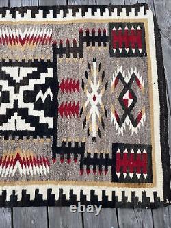 Navajo Blanket Rug Vintage Tribal Native American Indian Art Masters Antique Old