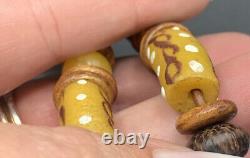 Near Eastern Bactrian Antique Vintage Gems Jewelry Old Beads Necklace 28