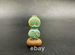 Near Eastern Bactrian Antique Vintage Gems Jewelry Turquoise Old Beads