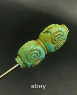 Near Eastern Bactrian Antique Vintage Gems Jewelry Turquoise Old Beads