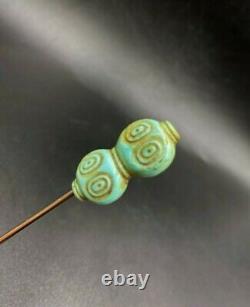 Near Eastern Bactrian Antique Vintage Gems Jewelry Turquoise Old Beads