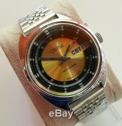 New Automatic Old Stock Slava 2427 Double Calendar Russian Watch Ultra Rare