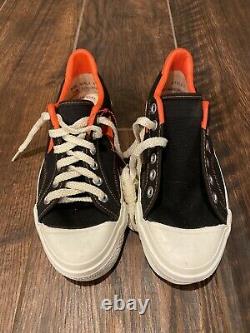 New Old School Vintage Black Wilson Hotshot Bata Mens 7 1/2 Canvas Sneakers USA