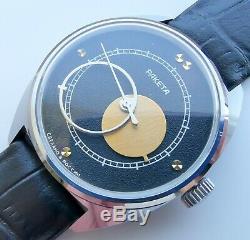 New Old Stock Raketa Kopernik Copernicus 2609 Ussr Moon Sun Hands Rare Vintage