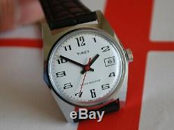 New Old Stock Vintage 1970s TIMEX Manual Wind Men's Watch