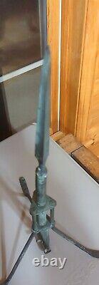 OLD ANTIQUE BARN LIGHTNING 3 Sided ROD Sharp TIP POINT 3 Legged