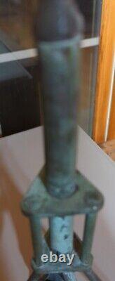 OLD ANTIQUE BARN LIGHTNING 3 Sided ROD Sharp TIP POINT 3 Legged