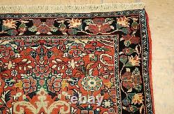 OLD, ANTIQUE HIGHLY DETAILED KORK WOOL HIGH KPSI P-BIJAR ORIENTAL RUG2'5 x 2'10