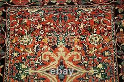 OLD, ANTIQUE HIGHLY DETAILED KORK WOOL HIGH KPSI P-BIJAR ORIENTAL RUG2'5 x 2'10