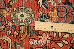 OLD, ANTIQUE HIGHLY DETAILED KORK WOOL HIGH KPSI P-BIJAR ORIENTAL RUG2'5 x 2'10