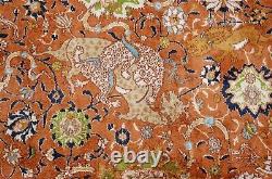 OLD, ANTIQUE PRIVATE ESTATE SILK P-ARDEBIL RUG 10x13.9 EMPERORS ORI RUG INSCRIBED