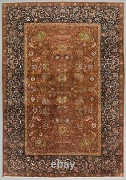 OLD, ANTIQUE PRIVATE ESTATE SILK P-ARDEBIL RUG 10x13.9 EMPERORS ORI RUG INSCRIBED