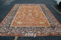 OLD, ANTIQUE PRIVATE ESTATE SILK P-ARDEBIL RUG 10x13.9 EMPERORS ORI RUG INSCRIBED