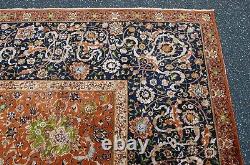 OLD, ANTIQUE PRIVATE ESTATE SILK P-ARDEBIL RUG 10x13.9 EMPERORS ORI RUG INSCRIBED