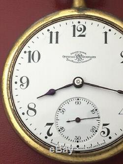 Old 1905 Ball 333 17 Jewel Elgin Lever Set Pocket Watch Running No Reserve