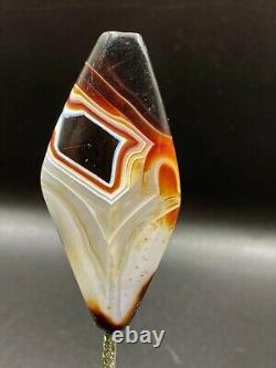 Old Agate Antique Vintage Jewelry Bead Pendant Ancient Achaemenid Empire 500 BC