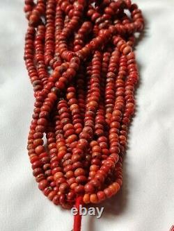 Old Antique Beads 20 Inc Vintage Coral Beads Undyed Loose Natural Beads