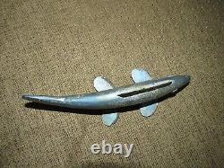 Old Antique Ice Fishing Spearing Folk Art Carved Wood Painted Fish Decoy Lure