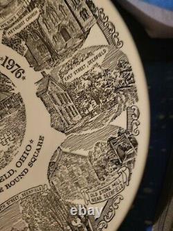 Old Antique Plate 1776-1976 Deerfield Bicentennial Deerfield, Ohio