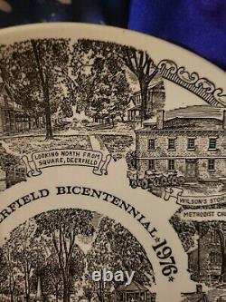 Old Antique Plate 1776-1976 Deerfield Bicentennial Deerfield, Ohio