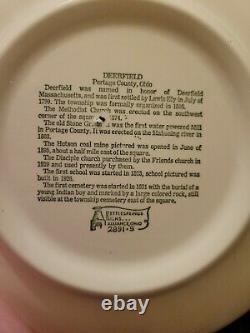 Old Antique Plate 1776-1976 Deerfield Bicentennial Deerfield, Ohio