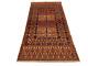 Old Antique Turkmen Parde rug Vintage Afghan famous Saitiq rug Handmade
