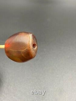 Old Antique Vintage Agate Bead Jewelry Traditional Cultural Central Asian Amulet