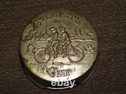 Old Antique Vintage Bicycle USA Patd 1897 Collapsible 2 Seater Cyclist's Cup