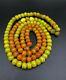 Old Antique Vintage Chines Glass Beads Necklace Mala From 18 Century