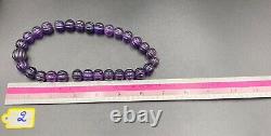 Old Antique Vintage Jewelry Gems Quality Amethyst Melon Shape Beads Antiquities