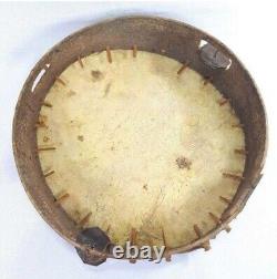 Old Antique Vintage Leather Traditional Handmade Tabla Drum Decorative Wood Rare