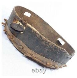 Old Antique Vintage Leather Traditional Handmade Tabla Drum Decorative Wood Rare