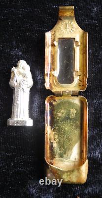 Old Antique Vintage Relic Relique Pocket Holy Saint Shrine Travel Altar