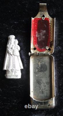 Old Antique Vintage Relic Relique Pocket Holy Saint Shrine Travel Altar