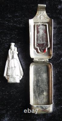 Old Antique Vintage Relic Relique Pocket Holy Saint Shrine Travel Altar