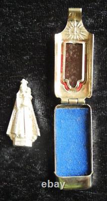 Old Antique Vintage Relic Relique Pocket Holy Saint Shrine Travel Altar