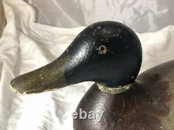 Old Antique Vintage Wood Duck Decoy MASON Mallard Drake