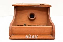 Old Antique Vintage Wood Masonic Ballot Voting Box wood marbles Fraternal