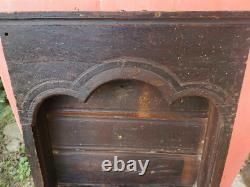 Old Antique Wooden Iconostasis Wall Hanging Icon Cupboard Church Orthodox Cross